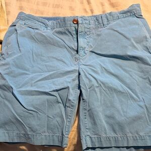 Tommy Hilfiger Sky Blue Flat Front Chino Shorts